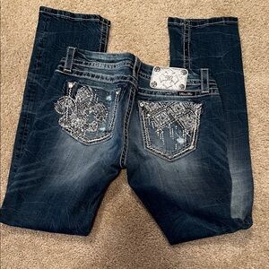 Miss Me Embellished Easy Straight Leg Women's Jeans